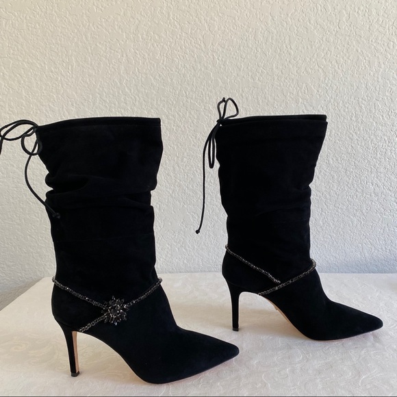 badgley mischka embellished boots - Picture 7 of 12